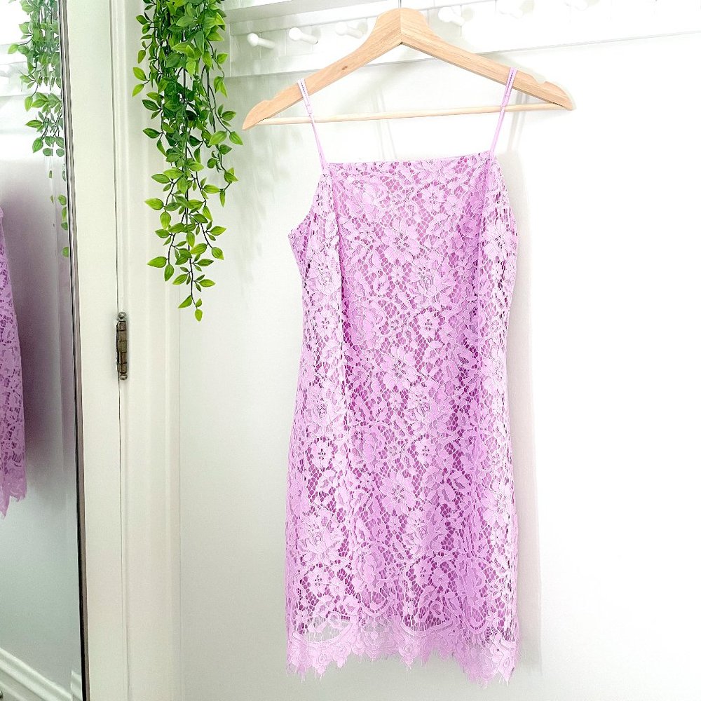 Mi Ami Pink Lace Dress